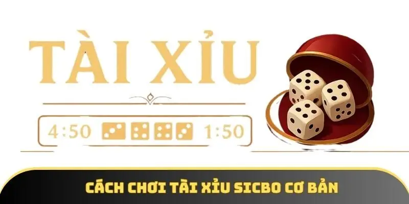 Cách chơi tài xỉu sicbo cơ bản