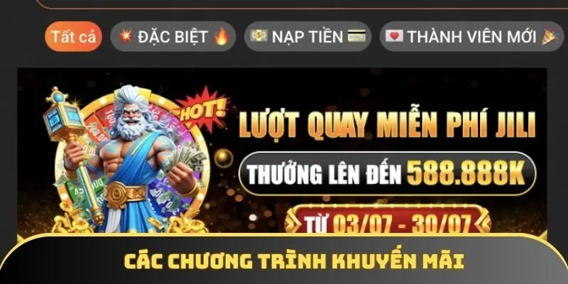 Các chương trình khuyến mãi Các chương trình khuyến mãi